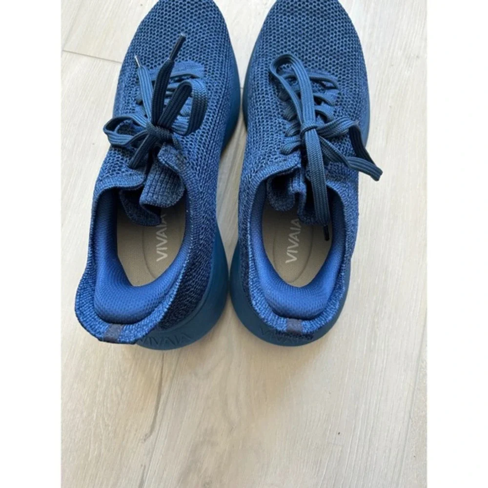 VIVAIA Unisex Mesh Urban Sneakers Navy Knit Walking‎ Comfort Shoes Hands free 44